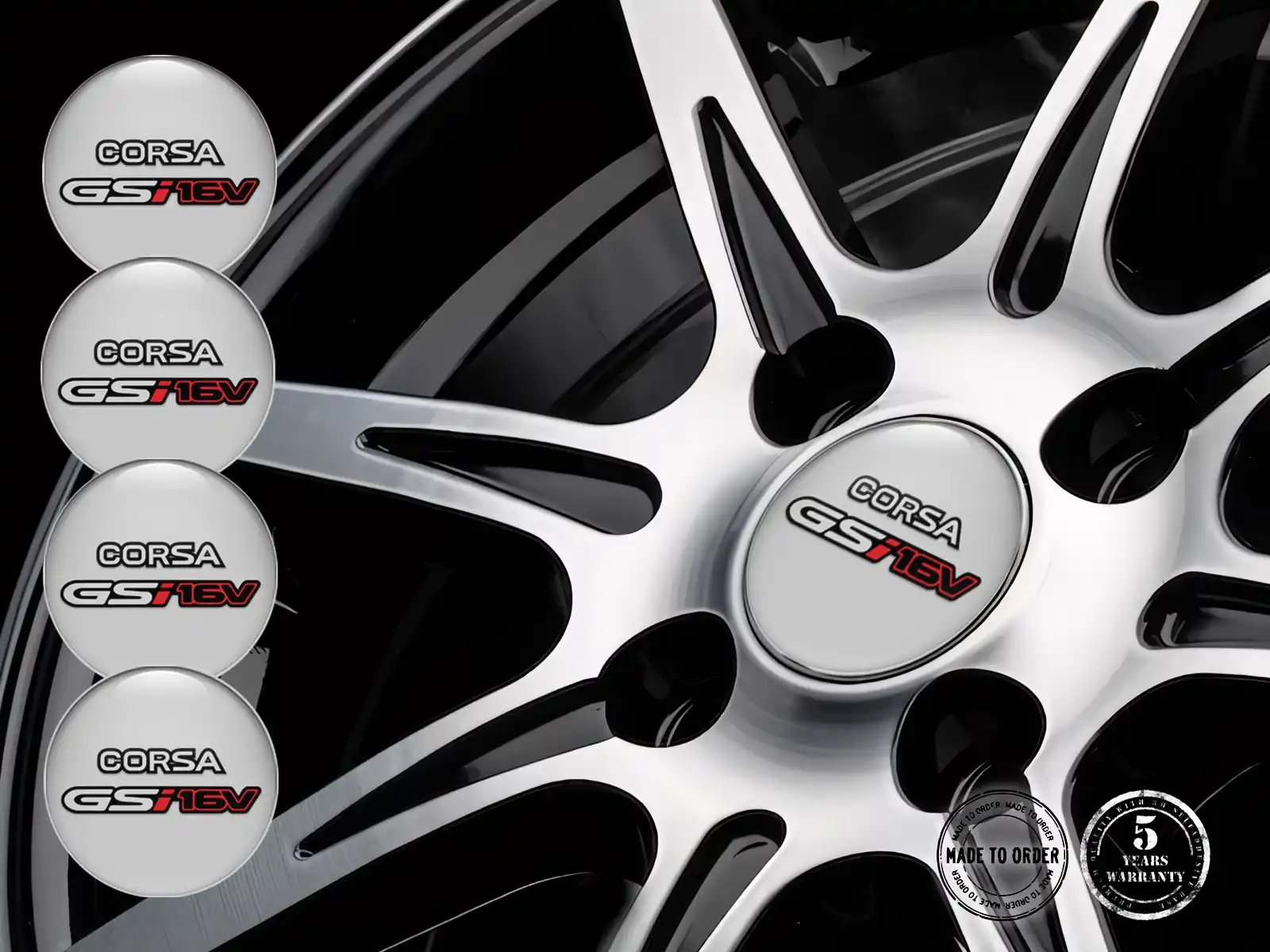 Opel Insignias de Rueda Estilo Pegatinas de Epoxi Premium